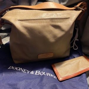 Authentic Dooney & Bourke Leather Handbag & Wallet